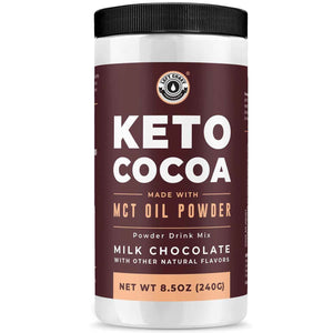Keto Cocoa - Keto Hot Chocolate Drink Mix Powder - Sugar Free, Low Carb with Protein and MCT Oil Powder