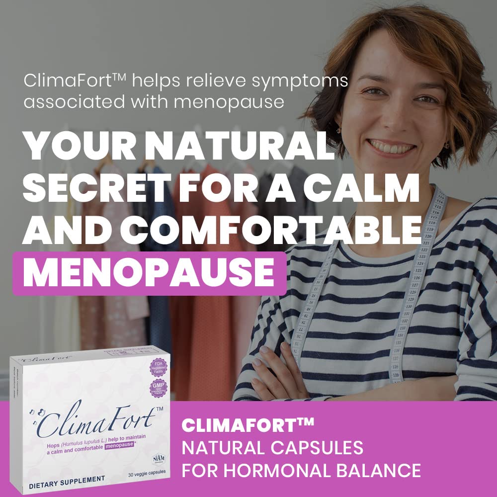ClimaFort - Menopause Capsules - Food Supplement