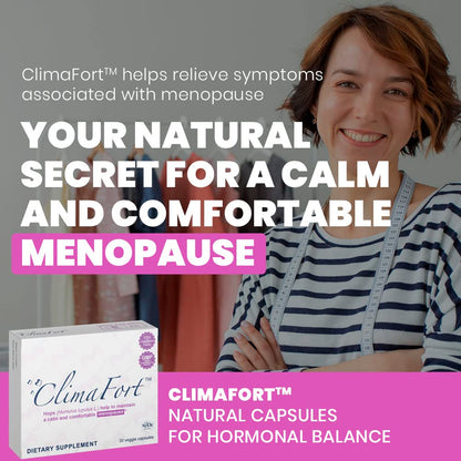 ClimaFort - Menopause Capsules - Food Supplement