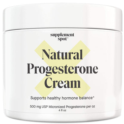Supplement Spot Natural Progesterone Cream for Women – Micronized Bioidentical Progesterone Cream