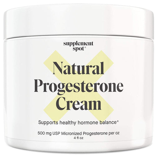 Supplement Spot Natural Progesterone Cream for Women – Micronized Bioidentical Progesterone Cream