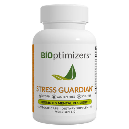 BIOptimizers Stress Guardian - Stress Relief Capsule - Rest Support Management - 90 Capsules