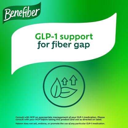 Benefiber Prebiotic GLP-1 Friendly Fiber Supplement Caplets, 84 Count