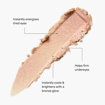 TULA Skin Care ‘Spresso Energizing Eye Balm (Americano) - 10g (0.35 oz) - Caffeine Under Eye Treatment for Dark Circles