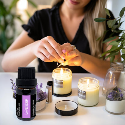 Wehnniee 3pcs Aroma Essential Oils Set- 3 x 10 ml (Coffee, Vanilla, Garnetberry)