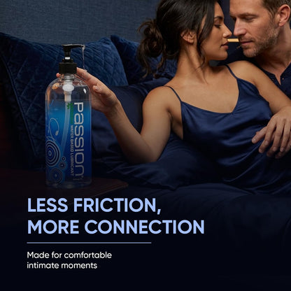 Passion Natural Water-Based Personal Lubricant, for Men & Women - 16 Fl Oz