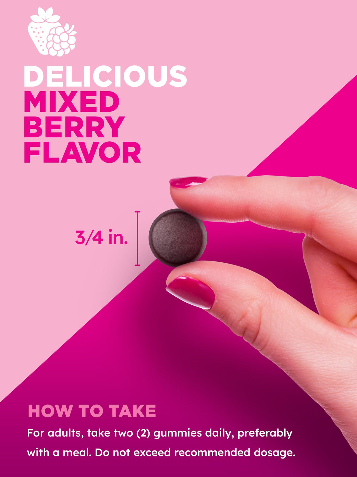 PINK Multivitamin Gummies for Women | Non-GMO & Gluten Free