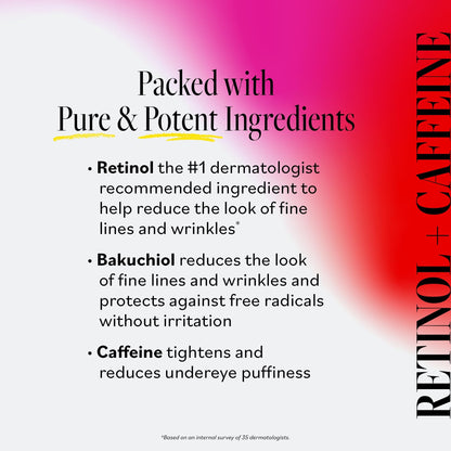 Derma E Anti-Wrinkle Smoothing Eye Cream – Retinol & Caffeine Complex