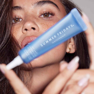 Summer Fridays Jet Lag Overnight Eye Serum - Nourishing Undereye Treatment for Dark Circles - Helps to Hydrate, Smooth, Firm & Depuff - Enriched with Glycerin to Lock in Moisture (0.5 Fl Oz)