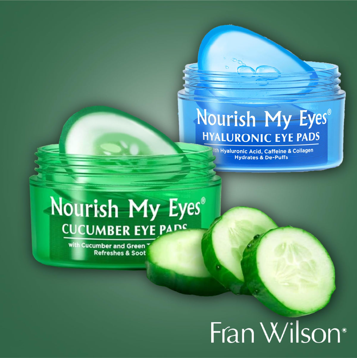 Fran Wilson Nourish My Eyes Eye Pads - Soothing Cucumber (36 Count)