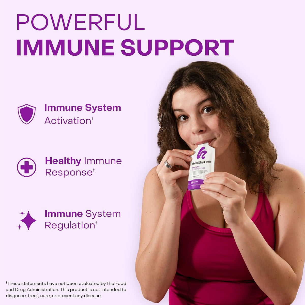 Healthycell Focus & Recall Brain + Immune Super Boost Bundle - Focus & Recall Brain Supplement + Immune Super Boost - Supports memory, concentration, immunity & overall wellness