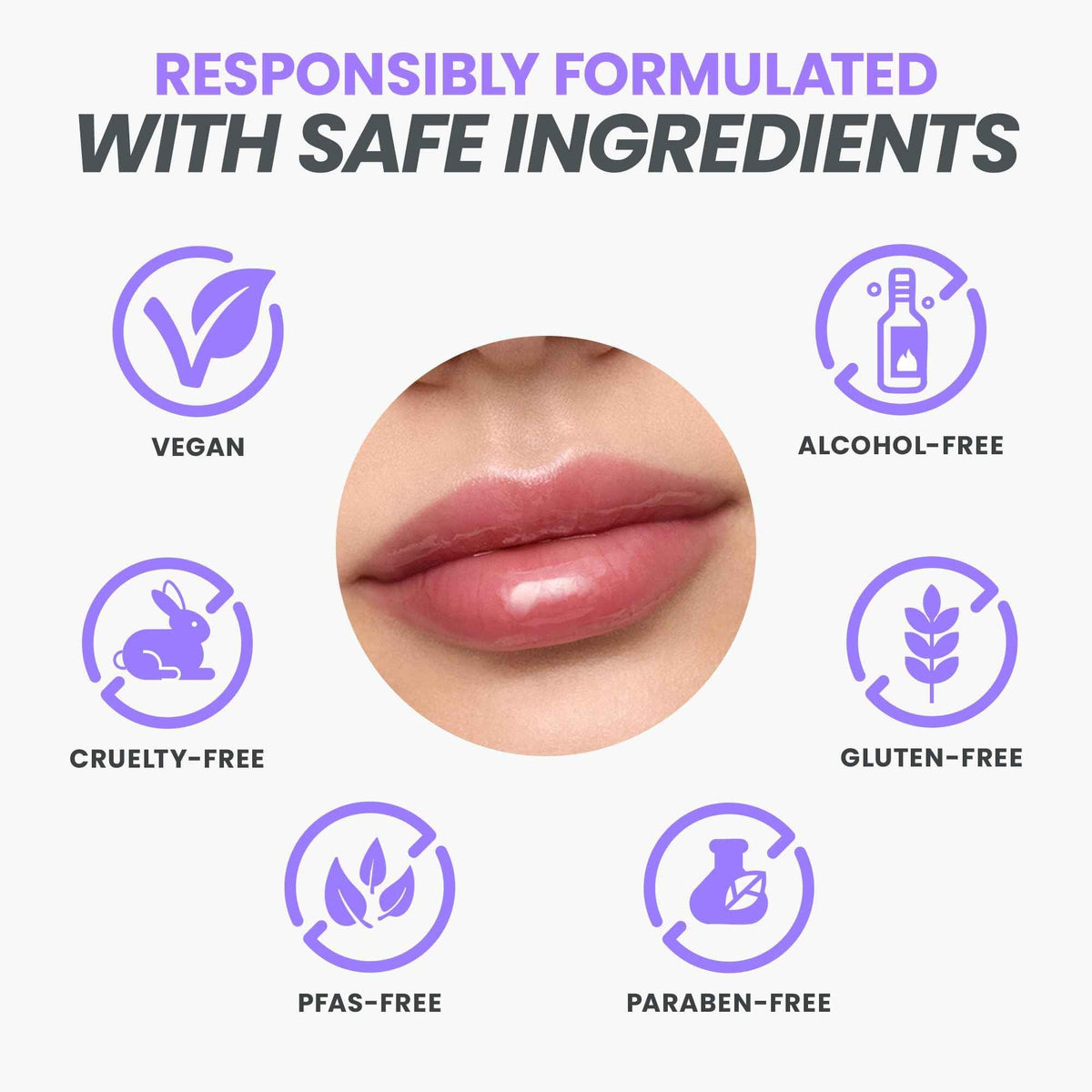 Wonderskin Lip Oil Rehab Serum - Tinted Lip Oil, Hydrating, Moisturizing, and Non-Sticky Deep Red Tint Serum for Dry Lips (Honey)