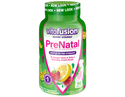 Vitafusion Prenatal, Gummy Vitamins AcdTaH, 5Pack (90 Count)