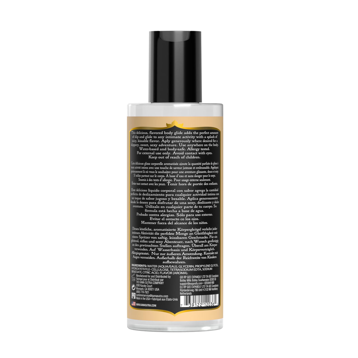 KAMA SUTRA Divine Nectars Vanilla Creme 5 fl oz - Flavored 3-in-1 Use: Oral, Massage, Water Based for Couples, Women, and Men. Body Topping Manufactured in USA. Ideal for Foreplay.