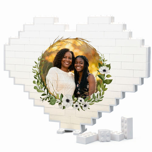 ArtPix 3D Custom Building Brick Photo Block, Personalized Gifts for Men, Dad, Him, Husband, Mom, Wife, Women, Her - Custom Picture Block for Birthday, Anniversary, Couples