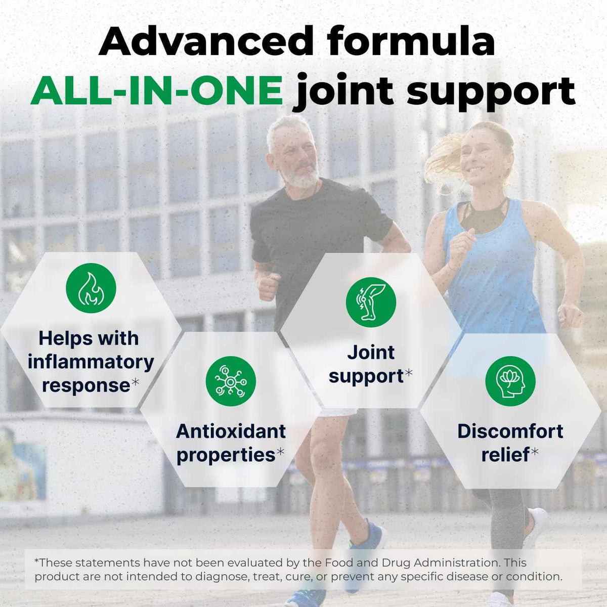 Wellnee Joint Support Supplement - Glucosamine Chondroitin MSM, Boswellia & Turmeric - Relieves Joint Discomfort & Supports Flexibility - Wellknee Joint Support - 90 Capsules, 30 Servings
