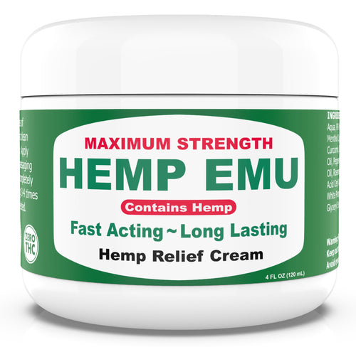 Hemp Emu Joint & Muscle Cream, 4 Oz.