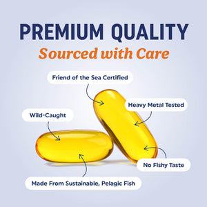 Triple Strength DHA Omega 3 Fish Oil 3600 mg | Over 2100mg Omega-3 Fatty Acids with 860mg of DHA | 1300mg EPA | Best Essential Fatty Acids | Premium Wild Caught & Burpless Fish Oil | 120 ct. MAV NUTRITIONBuy Supplements Australia