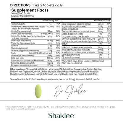 Shaklee - Vita-Lea® Men High Potency Multivitamin - 240 Tablets