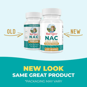 MARYRUTH'S Organics NAC Supplement N-Acetyl Cysteine - 2 Month Supply - NAC 1000mg per Serving - Vegan Capsules - Gluthamine Precursor - Amino Acid