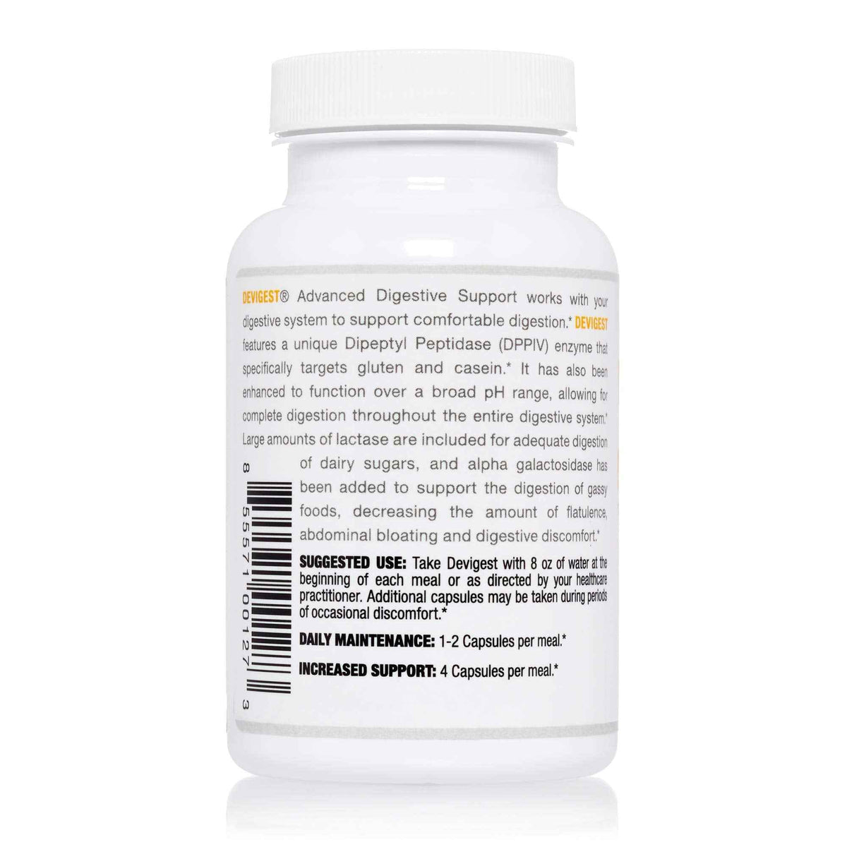 Arthur Andrew Medical - Devigest ADS, Advanced Digestive Support, Relief for Lactose Intolerance and Casein Sensitivities, Vegan, Non-GMO, 180 Capsules - Advanced Digestive Support, Relief For Lactose, Gluten, & Dairy Intolerance, & Casein Sensitivities