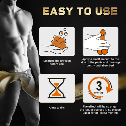Male Enhancement Extra Strength Massage Grow Cream – Luxurious Men's Power Re-Vitalize Massage Enlargement Gel with Natural Oil for Increase Size, Huge Thickness, Strength and Prolonged Performance