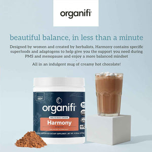 Organifi Harmony - Hormone Balance for Women with Cacao Superfood Powder, 30 Servings