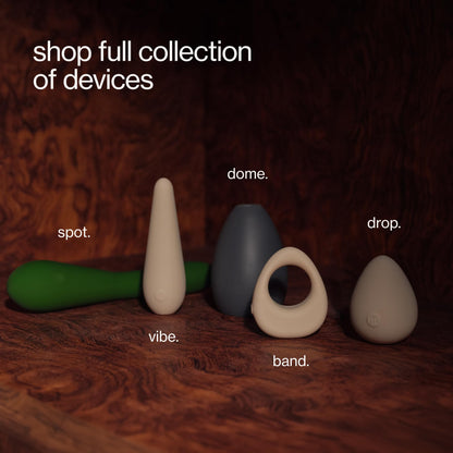 Maude Dome - Double-Sided Masturbator + Silicone Stroker with Multi-Textured Interior - Body-Safe Durable Penis Sleeve for Enhanced Solo or Partner Play - Discreet & Non-Vibrating (Charcoal)