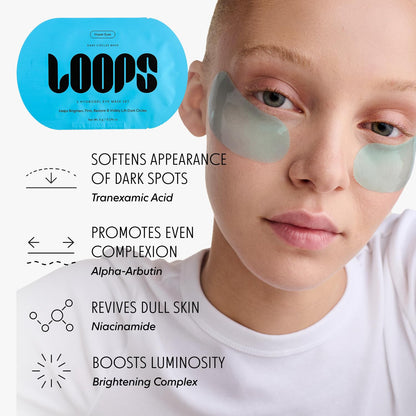 LOOPS Hyper Smooth Eye Hydrogel Eye Masks – Dark Circle & Smoothing 5pc