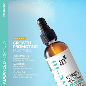 Artnaturals Rosemary & Castor Leave-In Conditioner, 8 fl oz, 2 Pack