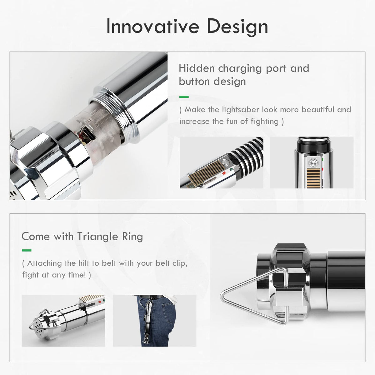 Upgrade XRGB3.0 Smooth Swing Motion Control Light Saber, 16 Sound Fonts Light Saber, Infinite Color Changing Rechargeable, Metal Hilt, Support Heavy Dueling Luke V2 Light Sabers with Stand Toy Tool