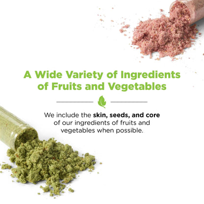 Balance of Nature Fruits & Veggies Supplements - Whole Fruit and Vegetable Ingredients for Women, Men, and Kids - 90 Fruits Capsules, 90 Veggies Capsules - 2 Sets
