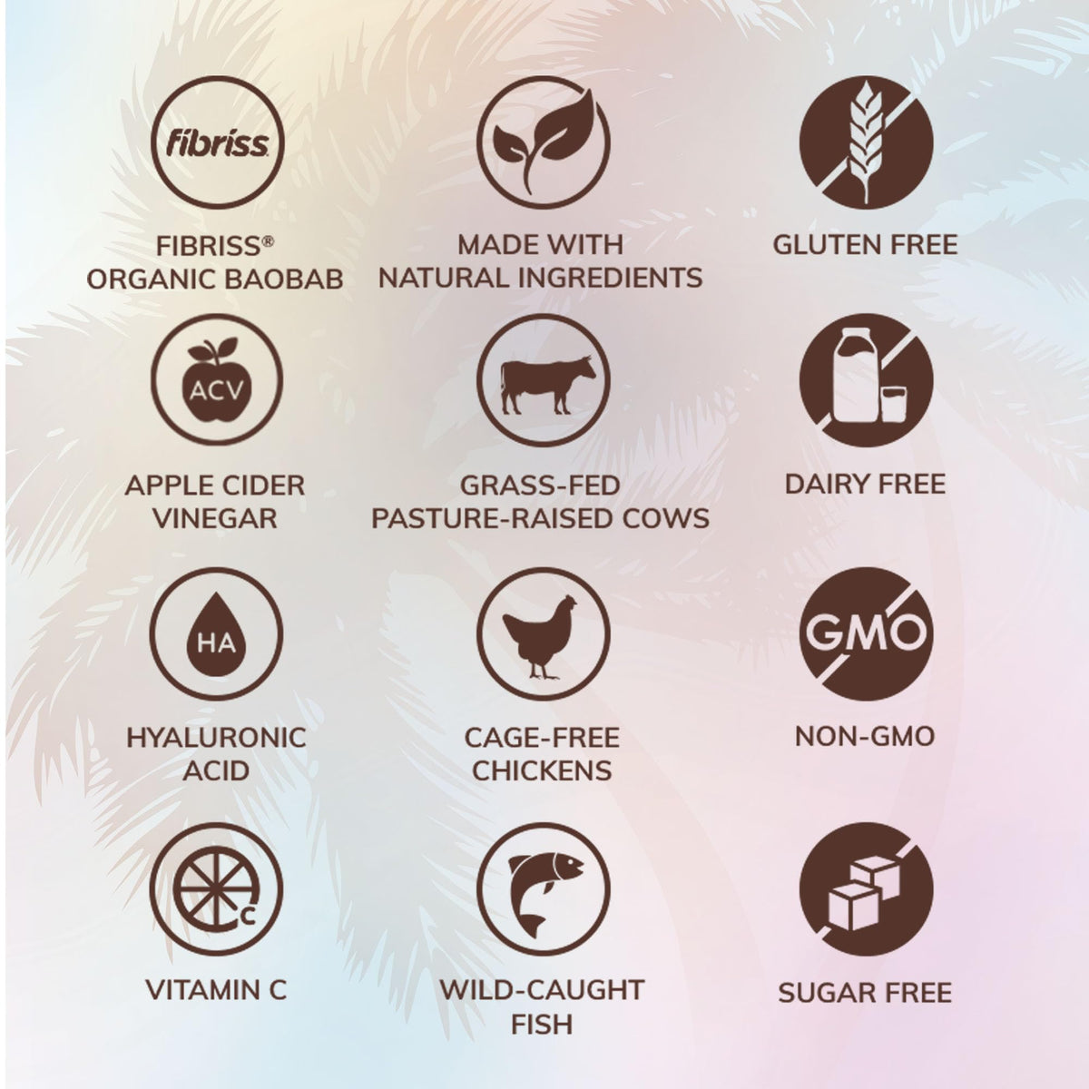 SkinnyFit Super Youth Chocolate Multi-Collagen Peptides + Probiotics, Baobab Fiber