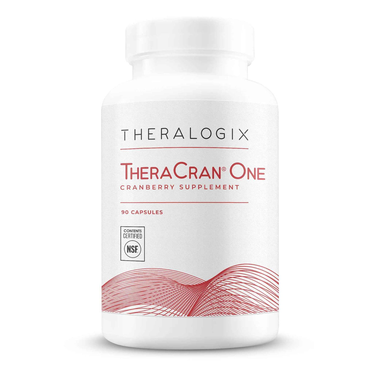 Theralogix TheraCran One Cranberry Capsules - 90-Day Supply - Supplement for Men & Women - to Support Urinary Tract Health* - 36mg Soluble PACs per Capsule