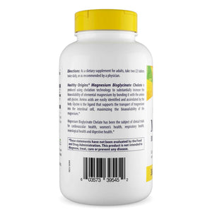 Healthy Origins Magnesium Bisglycinate Chelate (Chelamax) 200mg, 360 Tablets