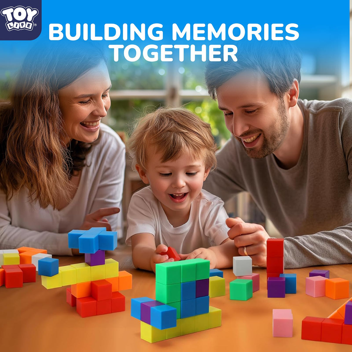 TOY Life Primary Magnetic Blocks, 80-Piece STEM Set, Ages 3-8