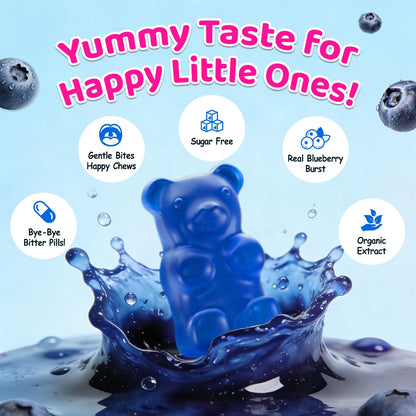 Kids Methylated Multivitamin - MTHFR Multivitamin for Kids & Teens 4+, L Methylfolate & B12, 13 Vitamins, Vegan Omega-3, Zinc, Probiotics & Elderberry, Immune Support, Brain Health, Sugar-Free
