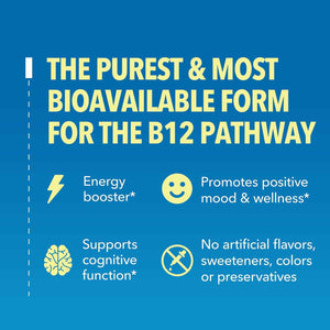 Organic Vitamin B12 Liquid Drops, Strawberry, Enhanced Energy, 1 Fl Oz - USDA Organic Vitamin B12 Liquid Drops, Highly Bioavailable Methylcobalamin for Nervous System Support, 30 Servings, Non-GMO