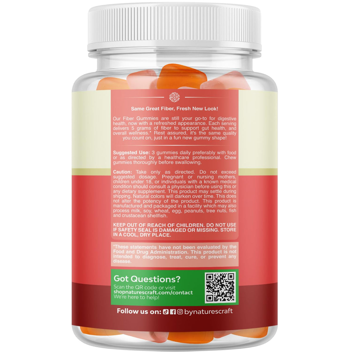 Tasty Prebiotic Fiber Gummies for Adults - High Fiber Supplement Gummies Vitamins for Adults with Prebiotic Soluble Chicory Root for Immunity and Digestive Support - Non GMO Vegan - 120 count