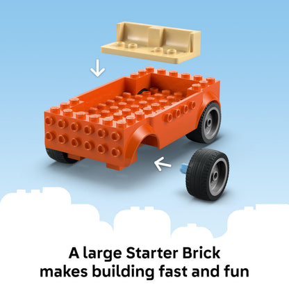 LEGO Bluey: Bluey’s Beach & Family Car Trip - Toddler Learning Toy for Kids 4+ - Includes Bluey, Bingo, and Mum Minifigures - Birthday Gift for Boys and Girls, Ages 4+ - 11202