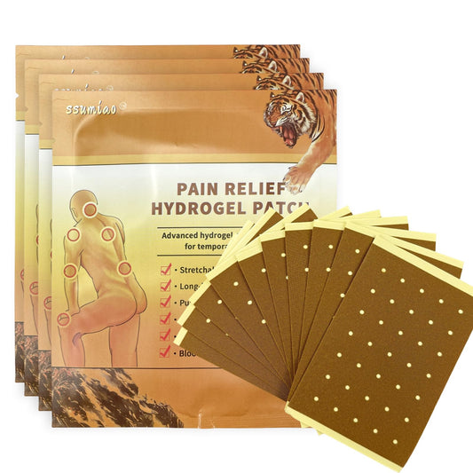 ssumiao 40pcs Pain Relief Patches, All Natural Tiger Heat Patches Ultra Strength, Neck, Shoulder, Joint &Knee Pain Relief,Heat Patches for Pain Relief，Lower Back Pain Relief with Long-Lasting Heat