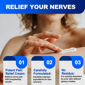 Neuropathy Nerve Relief Cream, Large 4 Oz, Nerve Savior for Neuropathy-Maximum Strength for Feet, Hands, Legs ＆ Toes, Neuropathy Cream with Arnica, Vitamin B6, Aloe Vera ＆ MSM, 120 ml TRPLKJEBuy Supplements Australia