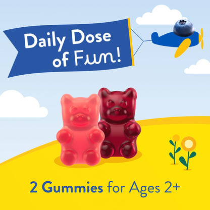 L'il Critters Kids Fiber Gummy Bears Supplement, 90 Count