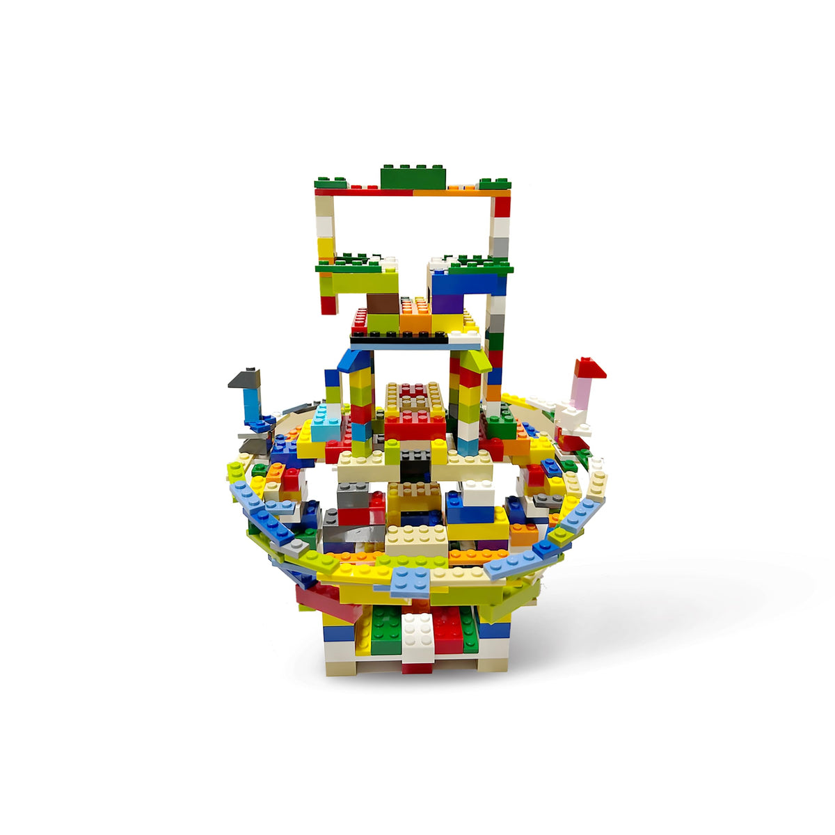 1020 PCS Building Bricks Compatible with Lego Classic - 1020 Pieces Basic Bulk Building Blocks in Random Color - Mixed Shape (1020 pcs)