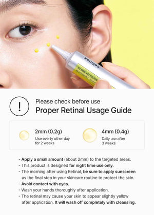 celimax Retinal Booster 15ml + Retinol Serum 30ml, Anti-aging Gifts for Women, Korean Skin Care