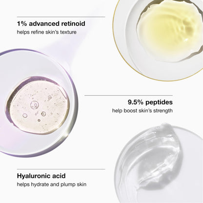 Clinique Smart Clinical Repair Wrinkle Correcting Serum (30ml / 1 Fl Oz) – Advanced Anti-Aging Treatment with Retinoid & Peptides