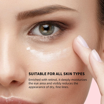 UJhay Retinol Eye Stick - Anti-Aging Eye Balm with Caffeine & Vitamin C for Dark Circles, Puffiness & Wrinkles - Hydrating Under-Eye Stick