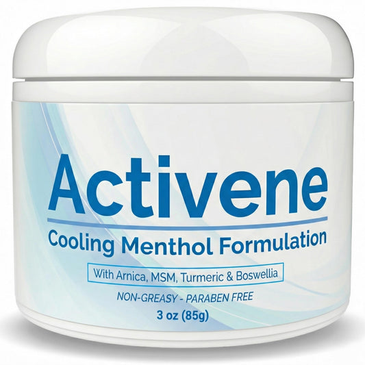 Activene Pain Relief Cream - Anti Inflammatory formulation with Powerful Arnica, Menthol & MSM for Joints, Tendons & Muscles. Chosen by Sufferers of Arthritis, Knee, Shoulder, Neck, Back & Other Pains