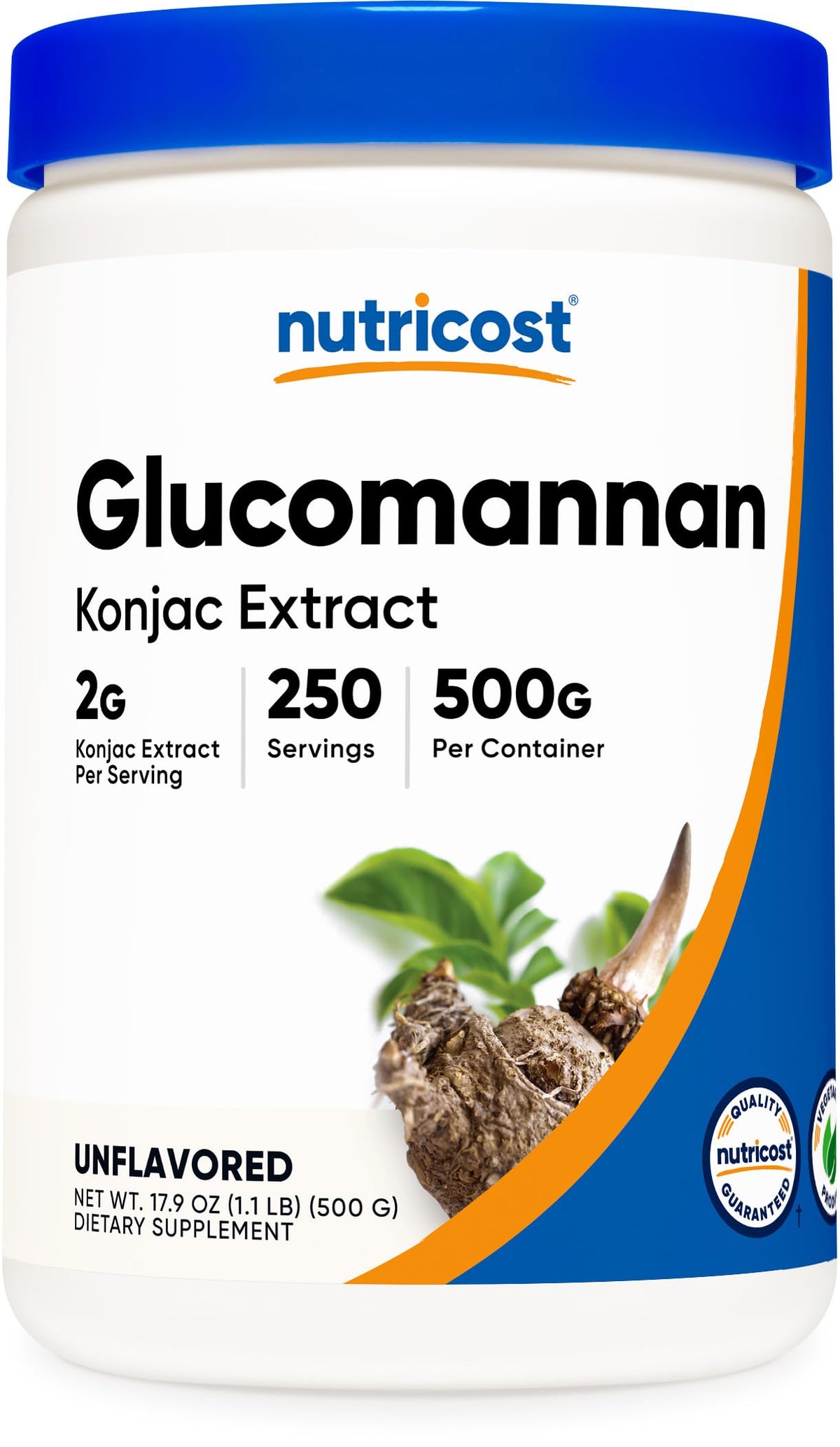 Nutricost Glucomannan Powder 500 Grams