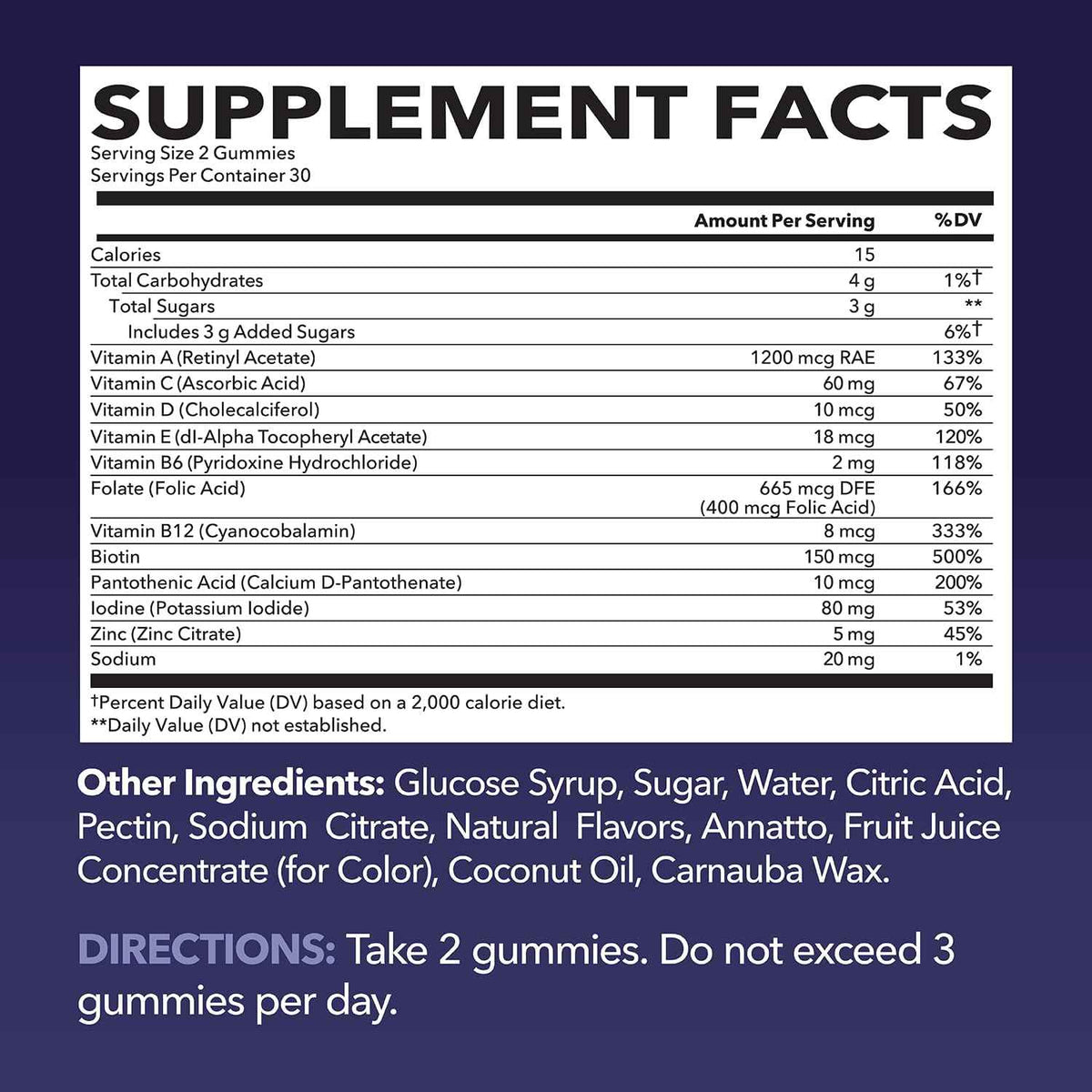 Multivitamin Gummies for Adults, Mixed Berry, 60 Count, 30 Day Supply - Multivitamin Gummies for Men and Women with Vitamins and Minerals Zinc, Vitamin C, Vitamin D, Daily Defense, 30 Servings